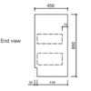 666 AU10 Freestanding Vanity - 600mm