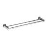7-3 ASL Chrome Square Double Towel Holder 750mm