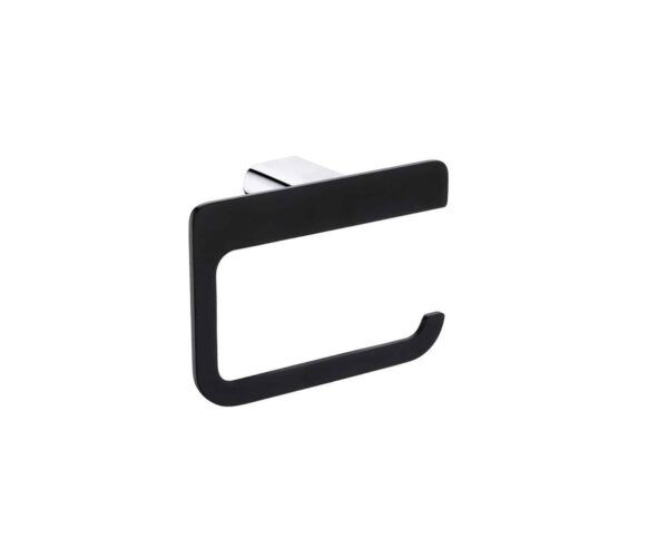 LINCOLN Black Toilet Roll Holder
