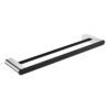 86008600 LINCOLN Black Double Towel Holder 600mm