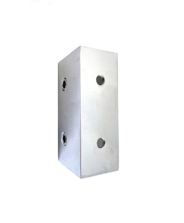 10mm Square Wall Bracket - Chrome