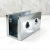 999 10mm Square Wall Bracket - Chrome