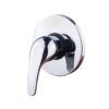 ASL73W Chrome Round Shower Mixer (115mm Plate)