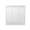 AU03-900W-SD-03910-1 AU03-900 Gloss White Freestanding Vanity - 900×460mm