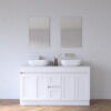 BV01-1500-OT-1-1 BV01 Extra Deep Matt White Freestanding Vanity - 1500x520mm - Clearance
