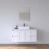 BV01WH Extra Deep Matt White Wall Hung Vanity - 1200x520mm - Clearance