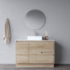 BV17-1200¦¿+-+F BV17 Extra Deep Wooden Finish Freestanding Vanity - 1200×520mm - Clearance