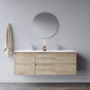 BV17-1500DWH-1-9.jpg BV17WH-1500DW Wooden Finish Wall Hung Vanity (520) Double - 1500×520mm - Clearance