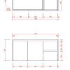 BV17WH-1200Wjpg_Page1 BV17WH-1200W Wooden Finish Wall Hung Vanity (520) - 1200×520mm - Clearance