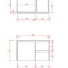 BV17WH-900jpg_Page1 BV17-900WH Wooden Finish Wall Hung Vanity (460) - 900×460mm