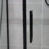DSC01881 SS20 - Black Wall to Wall Front Only Sliding Shower Screen - Multiple Sizes (1130-1750mm)