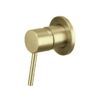 EC509BG EC509CBB Brushed Brass Shower Mixer