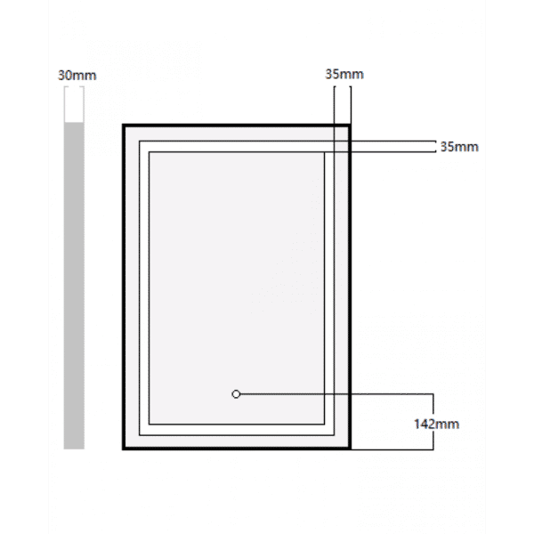 OS-LMB LED Mirror - 600*750/750*750/900*75/1200*800