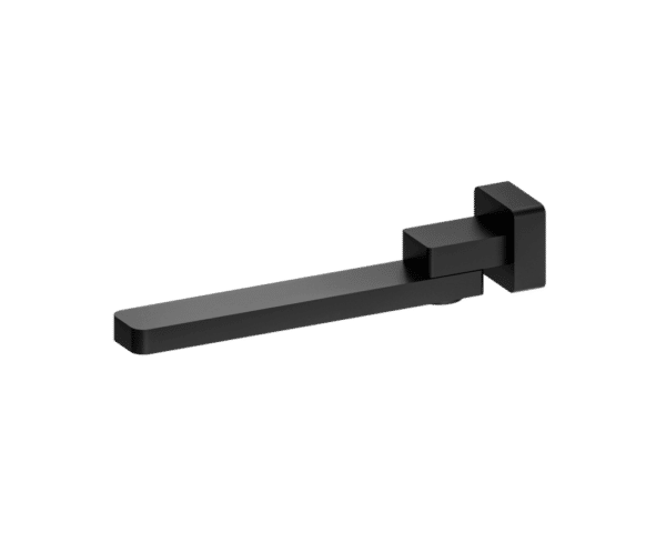 NRO206MB Matt Black Swivel Bath Spout