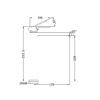 NR301501a-YSW3015 NRO1501AMB Matt Black Square Tall Basin Mixer