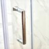 SS03 SS03 Square Corner Sliding Shower Screen - Chrome