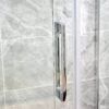 SS20-2 SS20 - Chrome Sliding Door Shower Screen - 1150x850mm (Suit on 1200x900 Base)