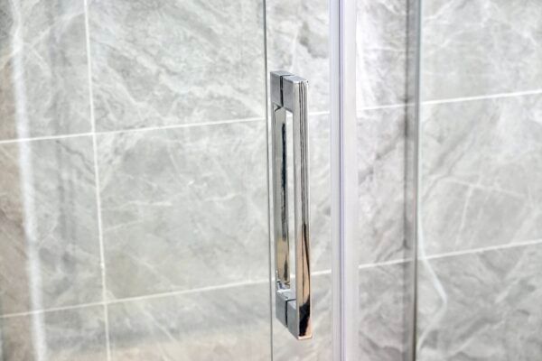 SS20 - Chrome Sliding Door Shower Screen - 1150x850mm (Suit on 1200x900 Base)