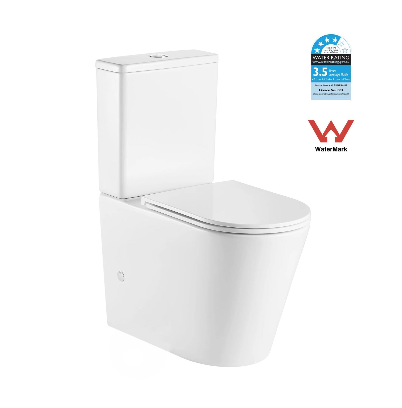 Torina Rimless Flush Toilet