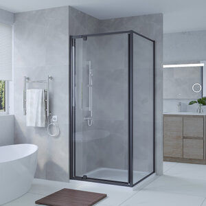 SS01 Black Semi Frameless Front & Return
