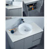 1000×1000 sg7mg 2 SG32 Matt Grey Wall Hung Vanity - Different Sizes