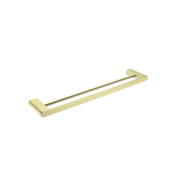 ECCO Brushed Gold Double Towel Rail 600mm