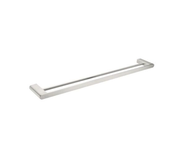 ECCO Brushed Nickel Double Towel Rail 800mm