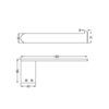 ECCO Gun Metal Grey Toilet Roll Holder