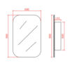 11 CE 4090MB/6090MB Shaving Cabinet Matte Black 400/600mm