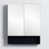 11 CE MBSV600/750/900 Shaving Cabinet Matte Black 600/750/900mm