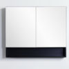 11 CE MBSV600/750/900 Shaving Cabinet Matte Black 600/750/900mm