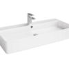111 CE9042 Gloss White Ceramic Basin 900x420x140mm