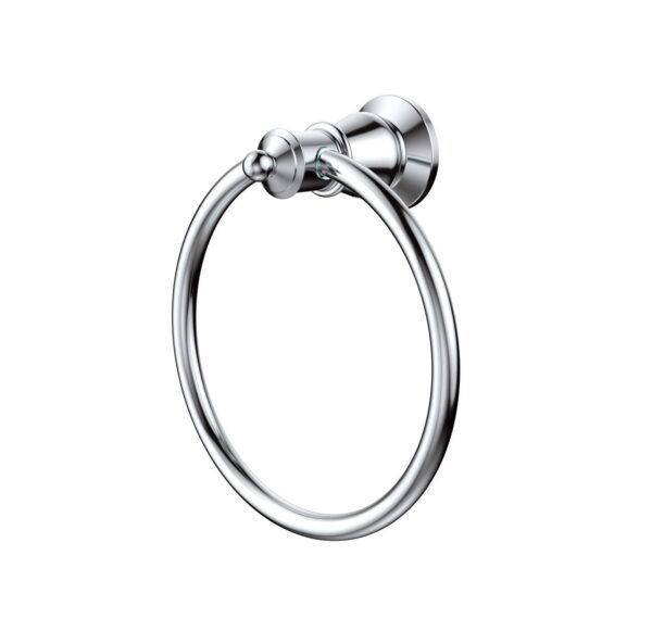 LILLIAN Chrome Hand Towel Ring