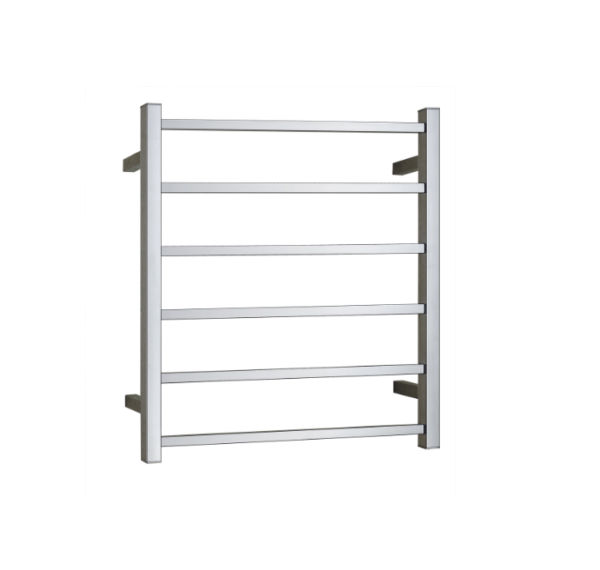 EC-TP7062H Chrome Heated Towel Ladder Square Bar ( Hard Wire Connection) 620mm