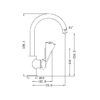 14 NR301306-pdf NRO301306MB Matt Black Kitchen Sink Mixer