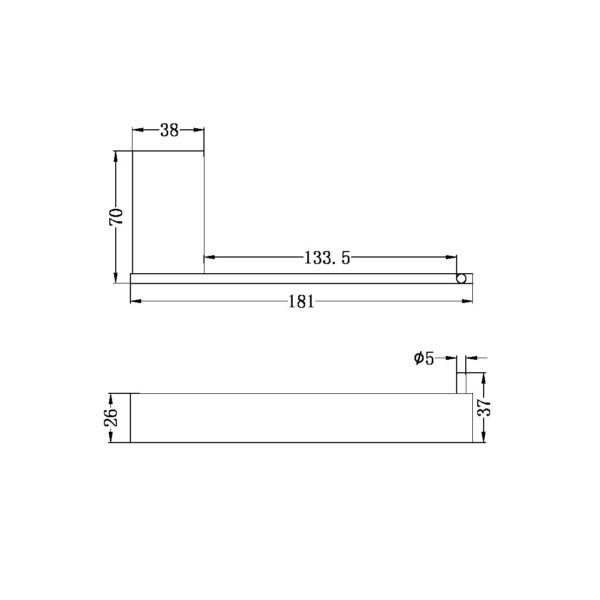 CELIA Brushed Nickel Toilet Roll Holder