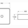 20230416104829 CE3636 Gloss White Ceramic Basin 360x360x130mm