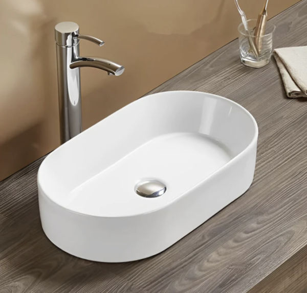 CE5230 Gloss White Ceramic Basin 525x300x115mm