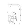 NRO250806BN Brushed Nickel Kitchen Sink Mixer