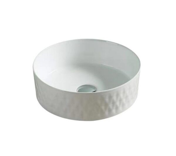 CE3636GW Gloss White Ceramic Basin 360x360x120mm