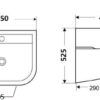 639bbccd9011da897c8dabd2_62ecba071cef281395043b42_5446W-p-800-p-500 EC5446W-II Gloss White Basin 550x440x525mm