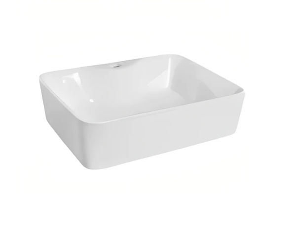 CE4737TH Gloss White Ceramic Basin 480x375x135mm
