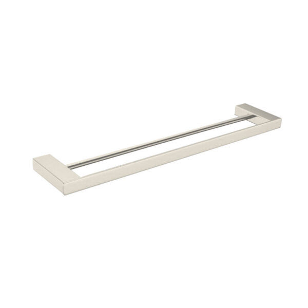 CELIA Brushed Nickel Double Towel Rail 600mm