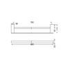 8 2B089CP新YSW4630D双杆-pdf CELIA Chrome Double Towel Rail 800mm