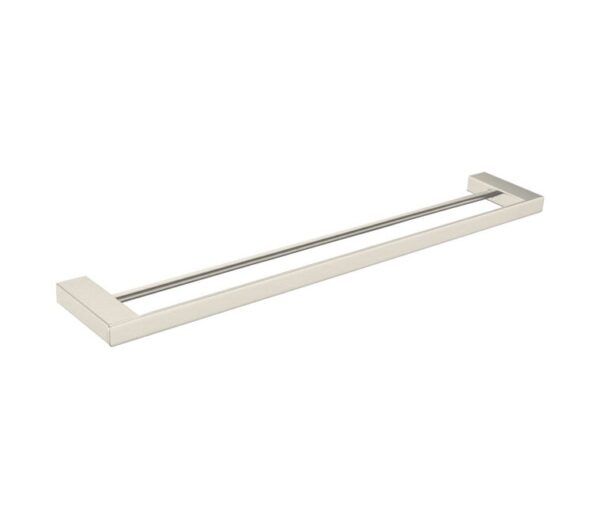 CELIA Brushed Nickel Double Towel Rail 800mm