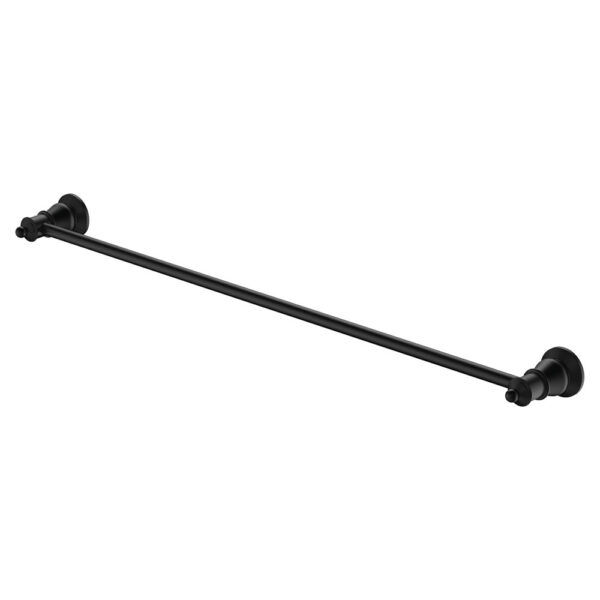 LILLIAN Matte Black Single Towel Rail