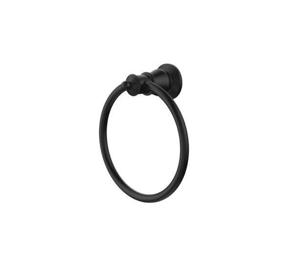 LILLIAN Matte Black Hand Towel Ring