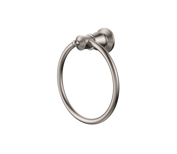 LILLIAN Brushed Nickel Hand Towel Ring