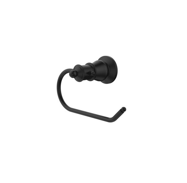 LILLIAN Matte Black Toilet Roll Holder
