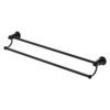 81008B LILLIAN Matte Black Double Towel Rail